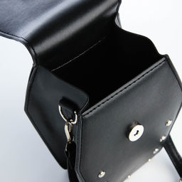 Сумка молодёжная на магните, цвет чёрный - Simaland фото 6