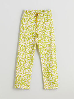 Beli Lastikli Desenli Kad?n Pijama Alt?