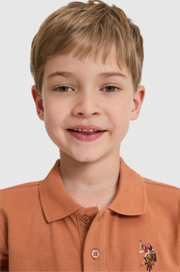 Erkek _ocuk G_l Kurusu Polo Yaka Basic Ti__rt