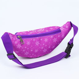 Сумка поясная детская для девочки, 25?6?13 см, Холодное сердце