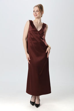 Платье NIKVA н1014-7 махагон  фото 4