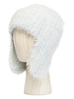 Шапка жен. шерсть+нейл+поли LB-A53064 white/l.blue