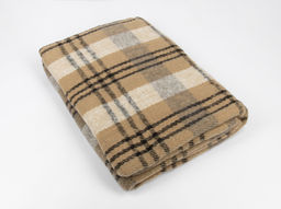 Одеяло-плед п/шерсть 30% 190*200 "Клетка"