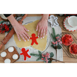 Форма для печенья Доляна «Пряничный человечек», двусторонние печати 3 шт., пресс, 13×11×3.5 см, МИКС