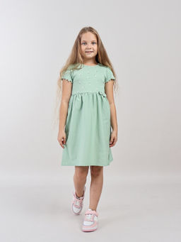 CRB wear / CWKG 63931-37 Платье для девочки,зеленый  фото 3