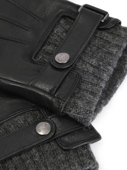 Перчатки муж п/ш LB-0981M black/grey - Eleganzza фото 3