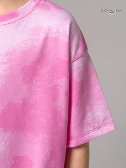 Костюм Мун тайдай розовый-ягода - Sovalina фото 4