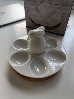 ТАРЕЛКА ДЛЯ ЯИЦ LEFARD NATIVE НА ПОДСТАВКЕ 16,5*10 СМ фото 4