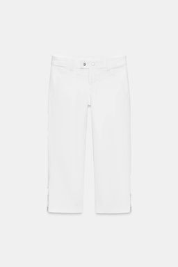 JEANS ZW COLLECTION CAPRI TIRO MEDIO / Blanco - Zara фото 7