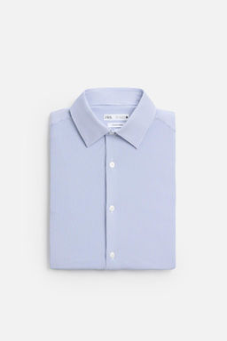 TEXTURED STRETCH SHIRT - Zara фото 9