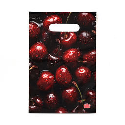 Цена за 100 шт. Пакет «Вишня», полиэтиленовый с вырубной ручкой, 20×30 см, 30 мкм