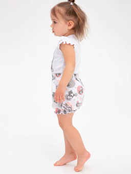 PlayToday / Комплект детский трикотажный для девочек: боди, шорты  фото 7