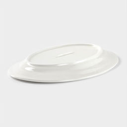 Блюдо овальное c утолщённым краем Доляна White Label, 27.3×18.6×2 см, фарфор, белое