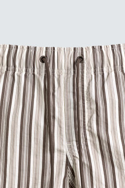 STRIPED MID-LENGTH SWIMMING TRUNKS - Zara фото 3