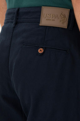Мужские темно-синие брюки из плотной ткани - U.s. polo assn фото 6