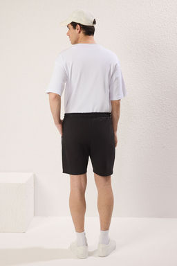TRENDYOL MAN Siyah-Gri 2li Paket Regular/Normal Kesim Etiket Aplikeli Sort & Bermuda TMNSS25SR00042 - Trendyolmilla фото 6