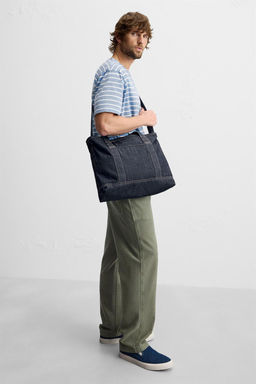 DENIM TOTE BAG - Zara фото 7