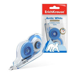 Корректирующая лента-роллер 4.2мм х 5м, прозрачный корпус ErichKrause Arctic white, - 1000 деталей фото 4