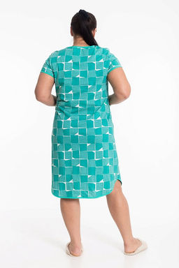 Халат М31968бм белый/ментол - Елена фото 4