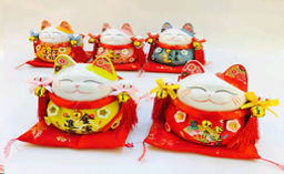 Копилка Кот манэки-нэко на коврике 17 см / 6731 /уп 18/ - ГалеонТрейд фото 7