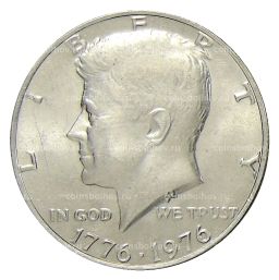 1/2 доллара (50 центов) 1976 года СШA 200 лет Независимости