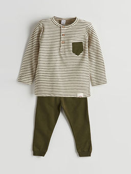 ?izgili Erkek ?ocuk Ti??rt ve Pantolon 2li