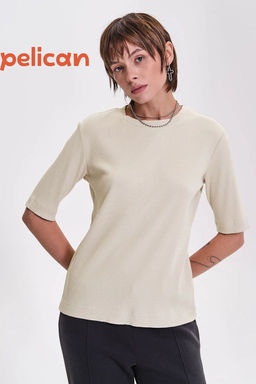 PELICAN, футболка женская, Светло-серый