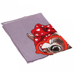 Полотенце кухонное 50х60см "Влюблен", рогожка, хлопок 156г/м2, без упаковки, "Домашняя мода" (Россия)