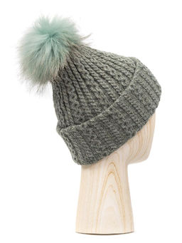 Шапка жен. шерсть+анг+виск LB-D77017 mint - Labbra фото 2