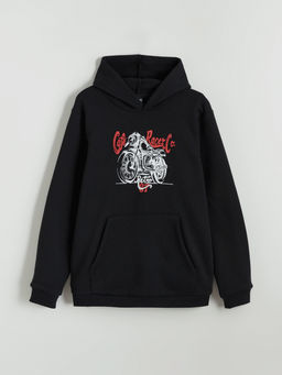 Kap??onlu Erkek ?ocuk Kal?n Sweatshirt