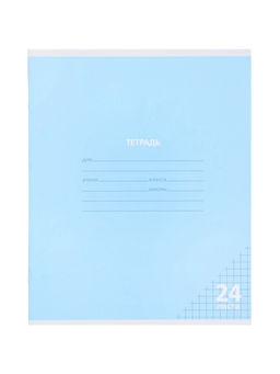 Компл тетр из 10шт 24л кл КПК "Пастель", обл мел карт, блок №2, 5 видов 10991557