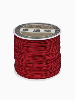 Шнур Шамбала длина 100 м, d=1 мм, бордовый