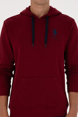 Erkek Bordo Basic Sweatshirt Sepette S_rpriz _ndirim - U.s. polo assn фото 13