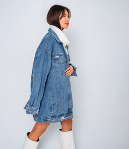 Джинсовая куртка #КТ10029, голубой - Dommod фото 2