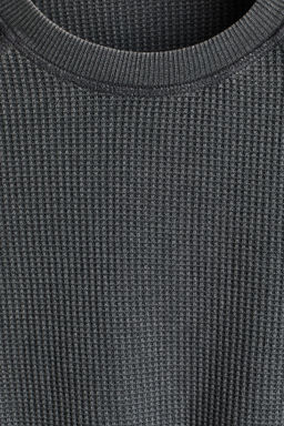 Camiseta gofrada de manga larga Regular Fit - H&m фото 7