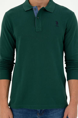 Мужской темно-зеленый базовый свитшот Неожиданная скидка в корзине - U.s. polo assn фото 6