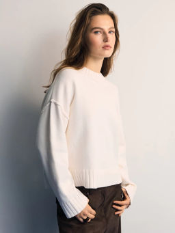 Вязанный джемпер с хлопком в составе / Zarina