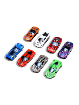 Грузовик Автовоз-трек, с катапультой, набор металлических машинок 8 шт. - Автоград фото 9