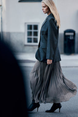 Sheer pleated skirt - H&m фото 3