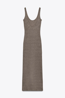 LONG STRAPPY DRESS - Zara фото 8