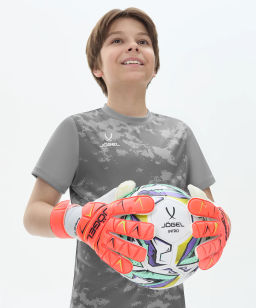 Перчатки вратарские JOGEL Legend SL4 Roll Negative, коралловый  фото 8