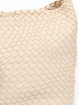 LACCOMA сумка СУ1053-2-слоновая кость эко кожа хлопок фото 3