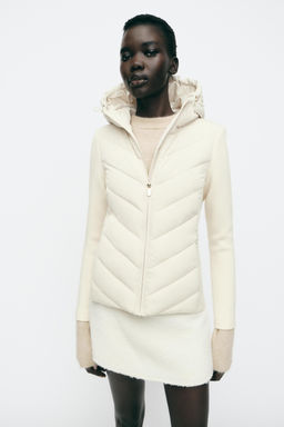 CONTRAST PUFFER JACKET - Zara фото 2