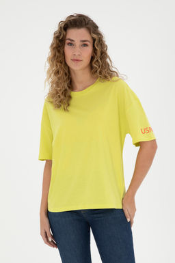 Женская фисташково-зеленая футболка - U.s. polo assn фото 8