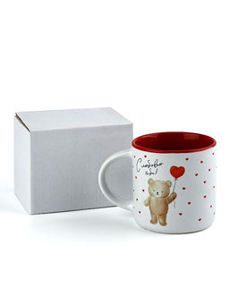 Кружка керамическая С любовью, 380 мл - Дорого внимание фото 5