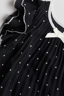 Vestido plisado de corte evase - H&m фото 5