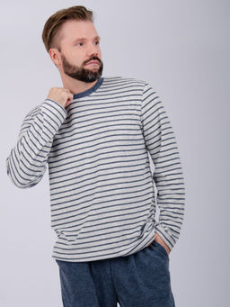 Пижама "Вояж" синяя, махра