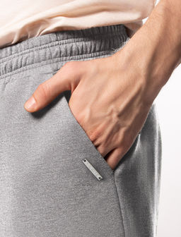 Шорты Vilatte тонкий футер с эластаном светло-серый меланж  фото 2