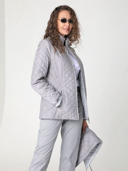 25125 Куртка серый - Dizzyway фото 2