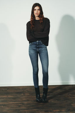 TRF HIGH-WAIST SKINNY JEANS - Zara фото 8